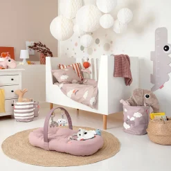 Sabana De Cama Junior Happy Clouds Powder 100 X 140 Cm