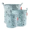 Set De 3 Cestas Contour Azul