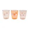 Set De 3 Mini Vasos Happy Clouds Papaya