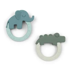 Set De 2 Mordedores De Silicona Deer Friends
