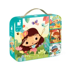 Set De 4 Puzzles Evolutivos: Las Estaciones