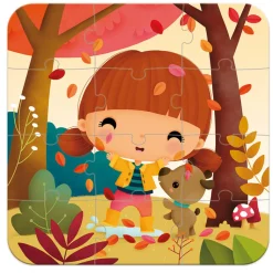 Set De 4 Puzzles Evolutivos: Las Estaciones