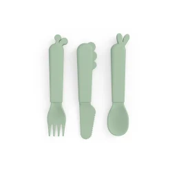 Set De Cubiertos Deer Friends Verde