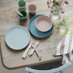 Set De Cubiertos Deer Friends Azul