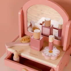 Tocador Con Set De Maquillaje